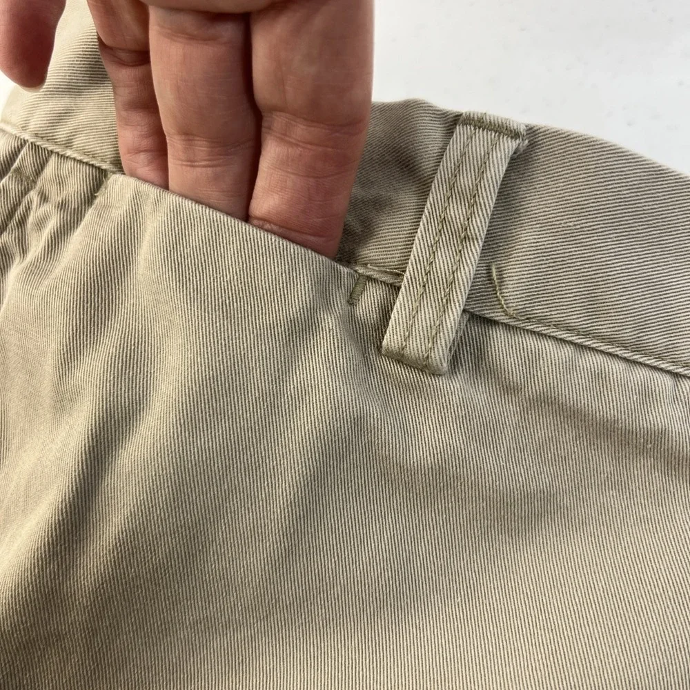 Polo‎ Ralph Lauren Classic Fit Khaki 100% Cotton Short Preppy Golf Size 36